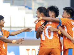 Índia vence Taipei Chinês e permanece viva nas quartas de final da Copa Asiática Feminina Sub-20, aguarda resultado de Uzbequistão x Jordânia Índia vence Taipei Chinês e permanece viva nas quartas de final da Copa Asiática Feminina Sub-20, aguarda resultado de Uzbequistão x Jordânia