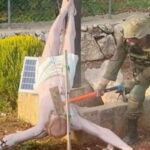 Indignação depois que soldado israelense profana a estátua de Jesus Cristo no Líbano