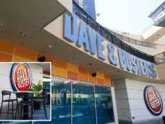 Infestação de vermes força fechamento do popular Dave & Buster’s em Hollywood Exterior de um restaurante Dave & Buster's em Hollywood e Highland em Los Angeles.