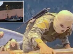 Irã divulga vídeo que supostamente mostra comandos apreendendo navios no Estreito de Ormuz Irã divulga vídeo que supostamente mostra comandos apreendendo navios no Estreito de Ormuz