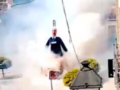 Israel repreende diplomata espanhol pela detonação da efígie de Netanyahu Israel repreende diplomata espanhol pela detonação da efígie de Netanyahu