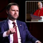 JD Vance 'grato' ao Papa Leão por aliviar as tensões em meio à rivalidade com Trump sobre a guerra no Irã: 'Ele estará em nossas orações'