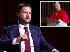 JD Vance ‘grato’ ao Papa Leão por aliviar as tensões em meio à rivalidade com Trump sobre a guerra no Irã: ‘Ele estará em nossas orações’ JD Vance 'grato' ao Papa Leão por aliviar as tensões em meio à rivalidade com Trump sobre a guerra no Irã: 'Ele estará em nossas orações'