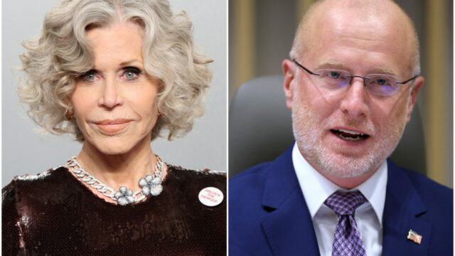 Jane Fonda critica a revisão das licenças ABC pela FCC como uma 'tentativa nua e crua de armar o poder do governo contra a dissidência'
