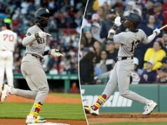 Jazz Chisholm Jr. credita ajuste de postura após marcar o primeiro home run da temporada Jazz Chisholm Jr. acerta um home run solo durante o quinto turno da vitória dos Yankees por 4 a 2 sobre o Red Sox em 23 de abril de 2026 no Fenway Park.