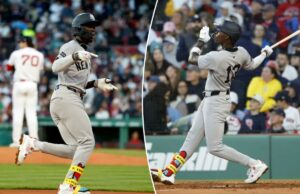 Jazz Chisholm Jr. credita ajuste de postura após marcar o primeiro home run da temporada Jazz Chisholm Jr. acerta um home run solo durante o quinto turno da vitória dos Yankees por 4 a 2 sobre o Red Sox em 23 de abril de 2026 no Fenway Park.