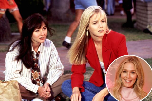 Jennie Garth levanta a tampa sobre a rivalidade de Shannen Jennie Garth levanta a tampa sobre a rivalidade de Shannen Doherty '90210': 'Apenas nos defendendo'