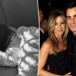 Jennifer Aniston reage sutilmente depois que o ex-marido Justin Theroux dá as boas-vindas ao bebê com a esposa Nicole Brydon Bloom