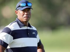Jet Lands de Tiger Woods na Suíça depois que juiz aprovou viagem em meio a DUI GettyImages-2263041332 Tiger Woods, fevereiro de 2026
