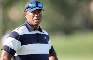 Jet Lands de Tiger Woods na Suíça depois que juiz aprovou viagem em meio a DUI GettyImages-2263041332 Tiger Woods, fevereiro de 2026