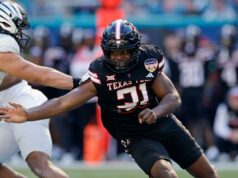Jets levam David Bailey com a segunda escolha no Draft de 2026 da NFL Texas Tech pass rusher David Bailey (31)