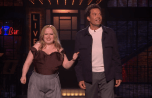 Jimmy Fallon se junta ao apresentador do ‘SNL UK’ Nicola Coughlan para a Chaotic Studio Tour e uma canção de rap explícita sobre ‘The Magic Faraway Tree’ Jimmy Fallon se junta ao apresentador do 'SNL UK' Nicola Coughlan para a Chaotic Studio Tour e uma canção de rap explícita sobre 'The Magic Faraway Tree'
