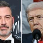 Jimmy Kimmel defende a piada de 'viúva grávida' depois que Donald e Melania Trump exigem que a ABC o demita: 'Não foi, em nenhum trecho da definição, um chamado ao assassinato. E eles sabem disso'
