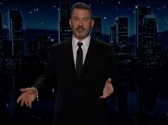 Jimmy Kimmel defende piada de ‘viúva grávida’ como ‘assado leve’ e insta Melania a confrontar a ‘retórica violenta’ de Trump | Vídeo O presidente Donald Trump fala durante uma coletiva de imprensa no jantar do WHCD (Crédito: Andrew Leyden/Getty Images)