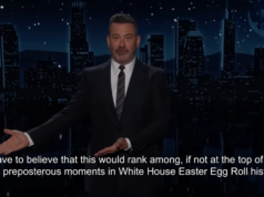 Jimmy Kimmel zomba de Trump falando sobre Biden para crianças no Easter Egg Roll Jimmy Kimmel zomba de Trump falando sobre Biden para crianças no Easter Egg Roll