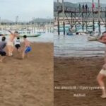 John Herdman Principal Bola di Pantai Lombok Bareng Warga, Internauta: Auranya Positif