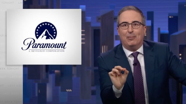 John Oliver tem apenas uma reação de duas palavras aos acionistas da Warner Bros. que aprovam a fusão da Paramount
