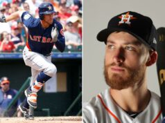 Jon Kemmer, 35 anos, ex-astros em potencial, morto em acidente de carro com capotamento Jon Kemmer #75 do Houston Astros correu para a primeira base depois de acertar a bola contra o St Louis Cardinals na quarta entrada durante um jogo de treinamento de primavera no Roger Dean Stadium em 13 de março de 2017 em Júpiter, Flórida.