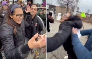 Jornalista da Turning Point USA leva soco e é jogado no chão durante violento protesto anti-ICE em Minnesota: vídeo Jornalista da Turning Point USA leva soco e é jogado no chão durante violento protesto anti-ICE em Minnesota: vídeo