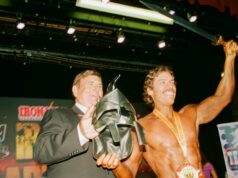 Joseph Baena, filho de Arnold Schwarzenegger, vence competição de fisiculturismo Iron Gladiator Joseph Baena, filho de Arnold Schwarzenegger, vence competição de fisiculturismo Iron Gladiator
