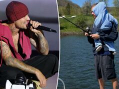Justin Bieber compartilha bons momentos de pesca com o filho Jack Blues após apresentações de US$ 10 milhões no Coachella Justin Bieber compartilha bons momentos de pesca com o filho Jack Blues após apresentações de US$ 10 milhões no Coachella