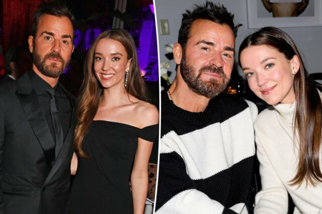 Justin Theroux dá as boas-vindas ao primeiro filho com a esposa Nicole Brydon Bloom
