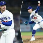 Justin Wrobleski (70) arremessa para um rebatedor do New York Mets durante a sétima entrada de um jogo de beisebol, segunda-feira, 13 de abril de 2026.