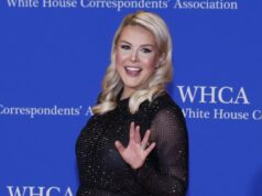 Karoline Leavitt prometeu que haveria ‘tiros disparados’ antes das filmagens do WHCD GettyImages-2272595362 Donald Trump elogia a reação de Melania ao tiroteio WHCD
