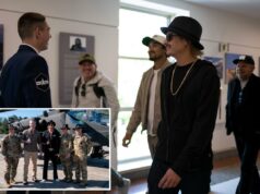 Kid Rock e Pete Hegseth voam em helicópteros de ataque do Exército Apache semanas depois que um sobrevôo viral sobre a casa do roqueiro gerou reação negativa Kid Rock e o secretário da Guerra Pete Hegseth voaram para os céus em helicópteros de ataque Apache do Exército na segunda-feira, enquanto visitavam uma base do Exército na Virgínia.