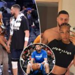 Postagem de história de Megan Thee Stallion no Instagram sobre um rompimento, acusando seu parceiro de traição e não monogamia.