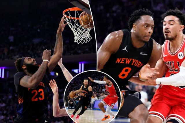 Knicks esmagam os humildes Bulls e conquistam a terceira temporada Knicks esmagam os humildes Bulls e conquistam a terceira temporada consecutiva de 50 vitórias