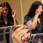 Kylie Jenner exibe enorme anel de diamante durante noite de garotas em Los Angeles