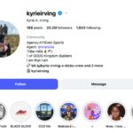 Kyrie Irving muda foto do Instagram para mostrar solidariedade à Palestina