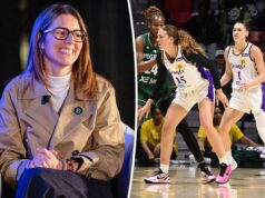 LA Sparks nomeia Stacy Johns como nova presidente da equipe A CEO do Bay FC, Stacy Johns, falando no 2026 SheBelieves Summit.