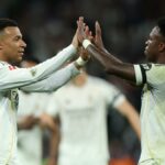 La Liga: Mbappe e Vinicius Jr. marcam na vitória do Real Madrid sobre o Alavés e se aproxima do Barcelona na liderança