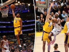 Lakers esgotados caem para o Thunder, melhor da liga, pela terceira derrota consecutiva Lakers esgotados caem para o Thunder, melhor da liga, pela terceira derrota consecutiva