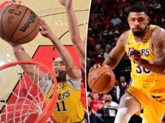 Lakers transforma ‘desespero’ em vantagem de 3 a 0 na série contra o Rockets Playoffs da NBA entre Los Angeles Lakers e Houston Rockets.