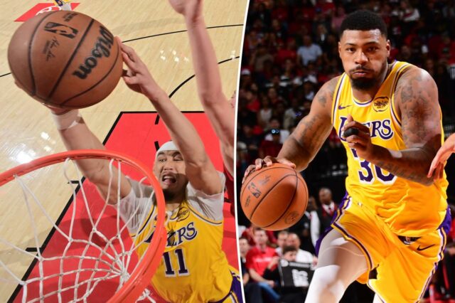 Playoffs da NBA entre Los Angeles Lakers e Houston Rockets.