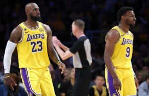 LeBron James se divertindo com a oportunidade de fazer história com o filho Bronny LeBron James revela que o filho Bronny 21 se mudou e não falamos tanto