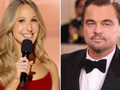 Leonardo DiCaprio enviou cestas de macarrão para Nikki Glaser depois que ela o assou por namorar mulheres com menos de 30 anos e nunca revelar informações sobre sua vida Leonardo DiCaprio enviou cestas de macarrão para Nikki Glaser depois que ela o assou por namorar mulheres com menos de 30 anos e nunca revelar informações sobre sua vida