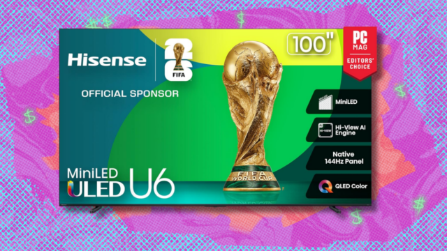 Leve esta TV Mini-LED 4K Hisense Class U6 Series grande e poderosa de 100 polegadas para casa pelo melhor preço até agora
