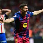 Lewandowski reivindica vitória tardia do Barcelona na La Liga sobre o Atlético
