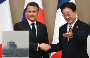 Líderes franceses e sul-coreanos dizem que trabalharão juntos no Estreito de Ormuz Líderes franceses e sul-coreanos dizem que trabalharão juntos no Estreito de Ormuz