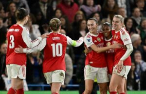 Liga dos Campeões Feminina: Arsenal derrota o Chelsea e chega às semifinais; Bayern também avança lightbox-info