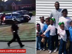 Ligação para o 911 depois que Shamar Elkins matou 8 crianças e atirou em suas mães em uma ‘cena nojenta e maligna’ Shamar Elkins sorri com seus oito filhos em frente a uma casa branca.