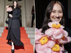 Lola Tung é a última estrela a se destacar nesta marca de calçados aprovada pela A-lister Par de sapatos de salto alto pretos com bico fino e salto fino.