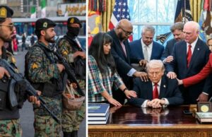 ‘Louvado seja Alá’: a ameaça selvagem de Trump de desencadear o ‘Inferno’ no Irã 'Louvado seja Alá': a ameaça selvagem de Trump de desencadear o 'Inferno' no Irã