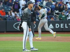 Luke Weaver admite que está colocando muita pressão sobre si mesmo após implosões consecutivas do Mets O arremessador do New York Mets, Luke Weaver, reage enquanto o defensor esquerdo do Athletics, Tyler Soderstrom, contorna as bases após acertar um home run de três corridas.