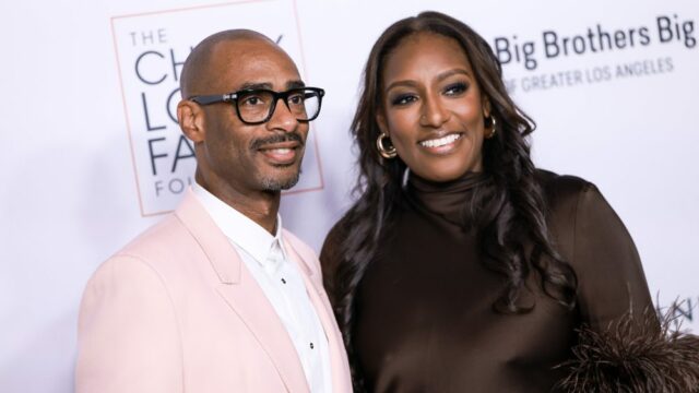 Charles D. King, Stacey Walker King at the Big Brothers Big Sisters - 2025 "Big Night Out" Gala held at The Beverly Hilton on October 22, 2025 in Los Angeles, California. (Photo by Chad Salvador/Variety via Getty Images)