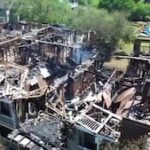 Mãe da Geórgia joga filhas pela janela do terceiro andar para escapar de incêndio em apartamento